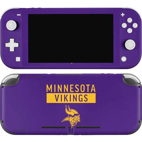 NFL Minnesota Vikings Purple Performance Series Nintendo Switch Lite Skin